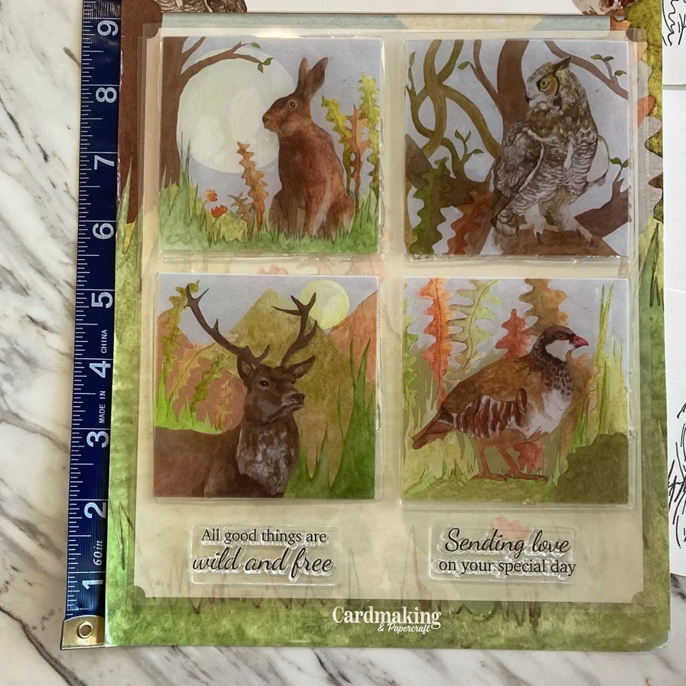 Cardmaking and Papercraft Beyond the Woods Stamps